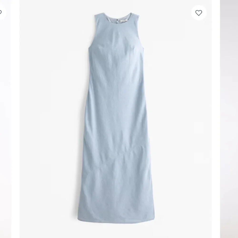 Abercrombie & Fitch Light Blue Maxi Dress